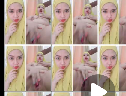 Tante Semok Jilbab Kuning VCS Colmek Sama Brondong